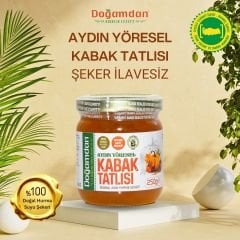 Aydın  Yöresel Kabak Tatlısı - ŞEKER İLAVESİZ 250 gr