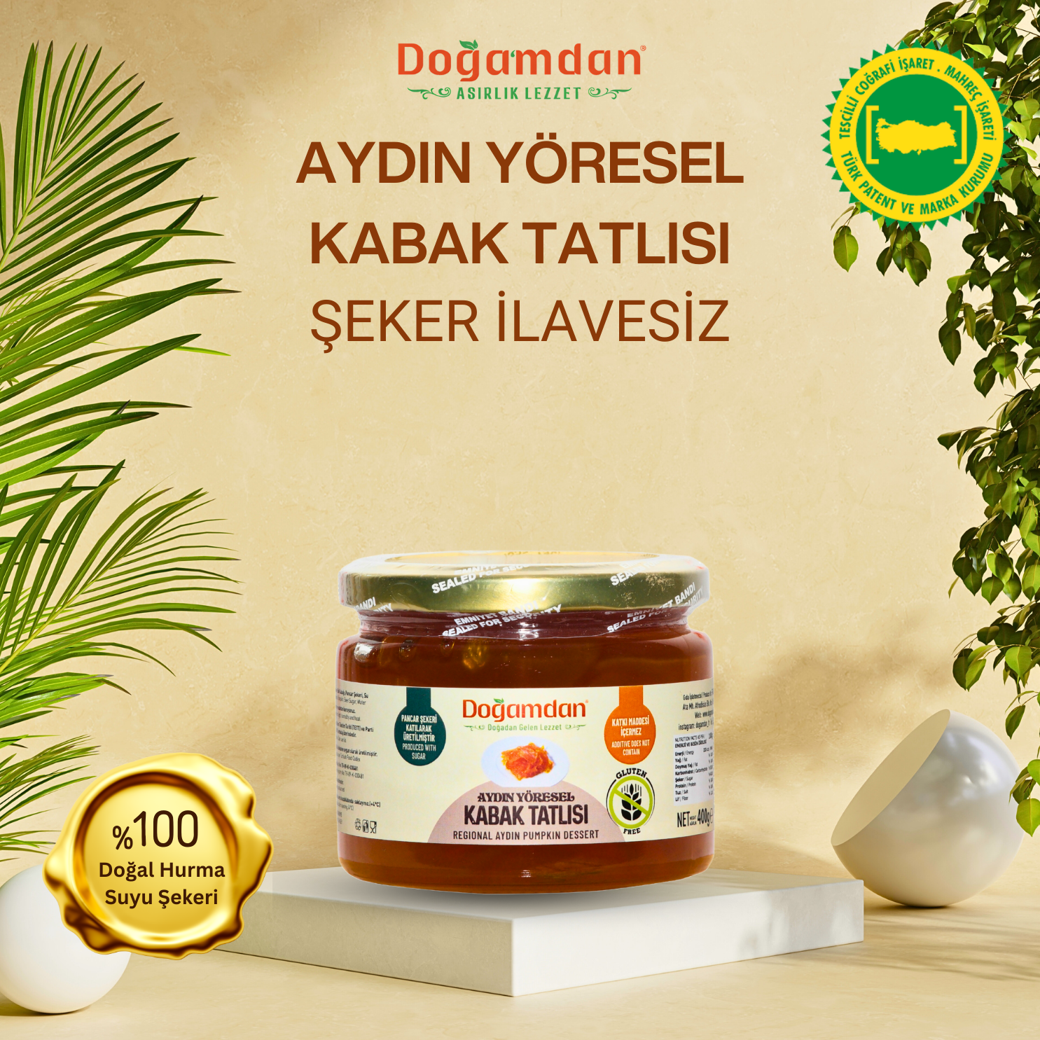 Aydın  Yöresel Kabak Tatlısı  400 gr