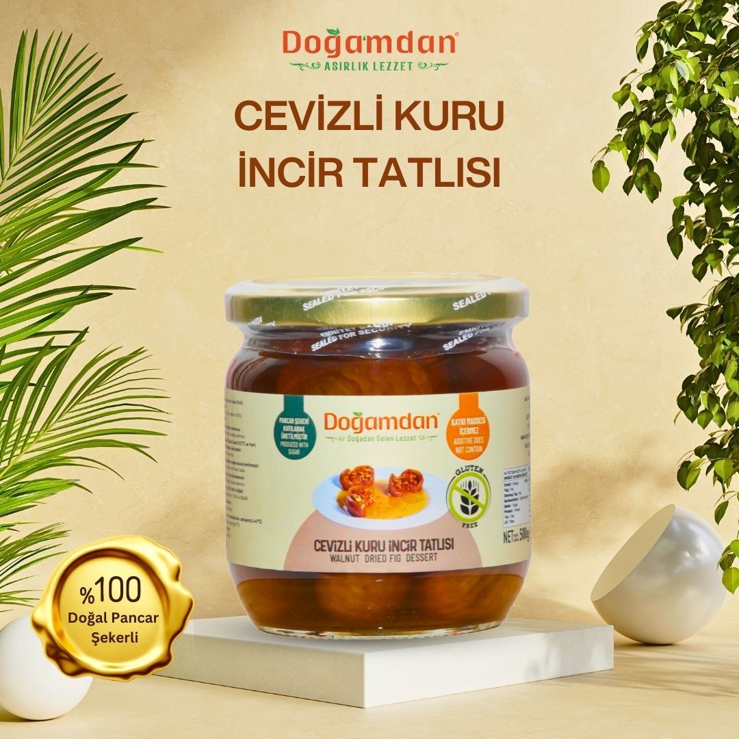 Cevizli Kuru İncir Tatlısı - İncir Dolması 500 gr