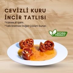 Cevizli Kuru İncir Tatlısı - İncir Dolması 500 gr