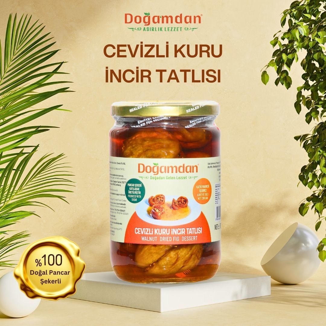 Cevizli Kuru İncir Tatlısı - İncir Dolması 800 gr