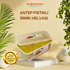 Antep Fıstıklı İrmik Helvası 500 gr