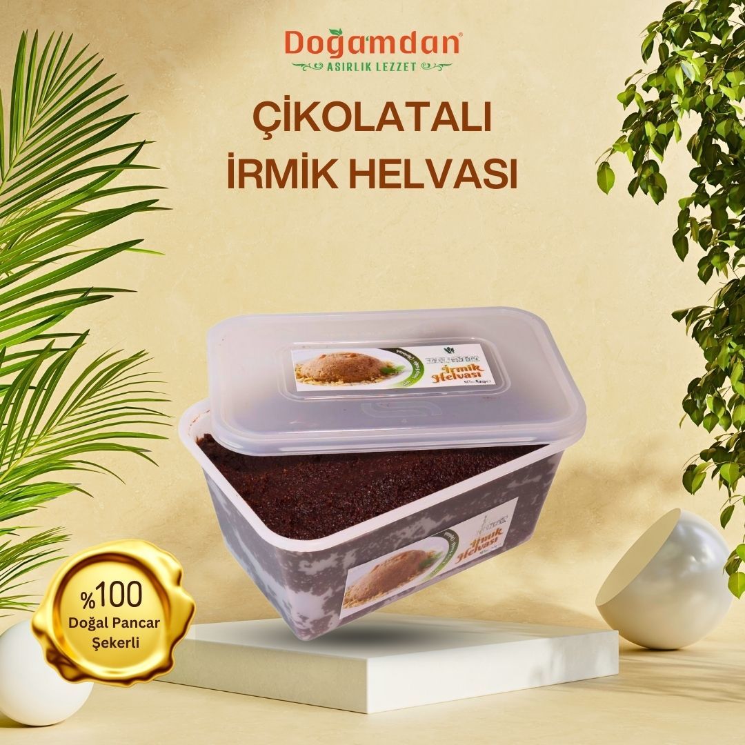 Çikolatalı İrmik Helvası 1000 gr