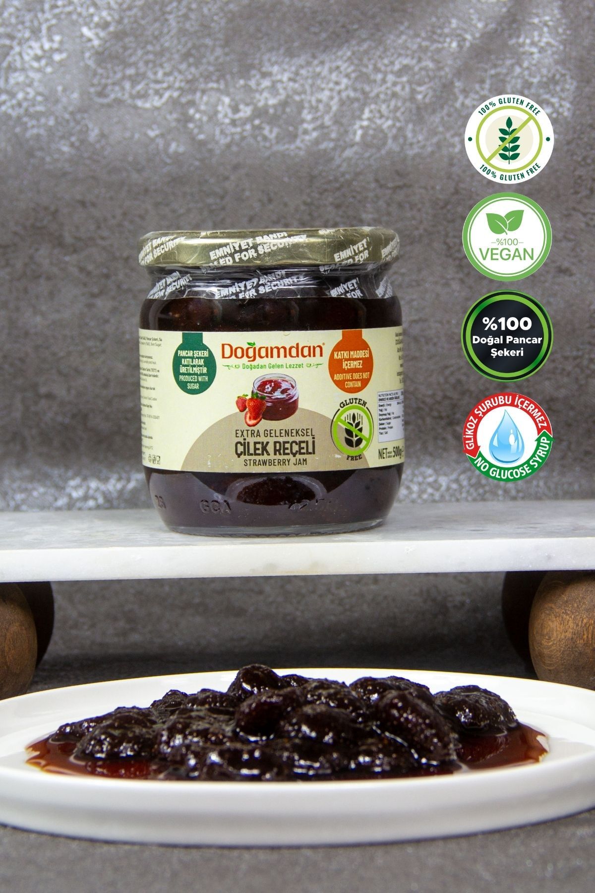 Çilek Reçeli 500 GR