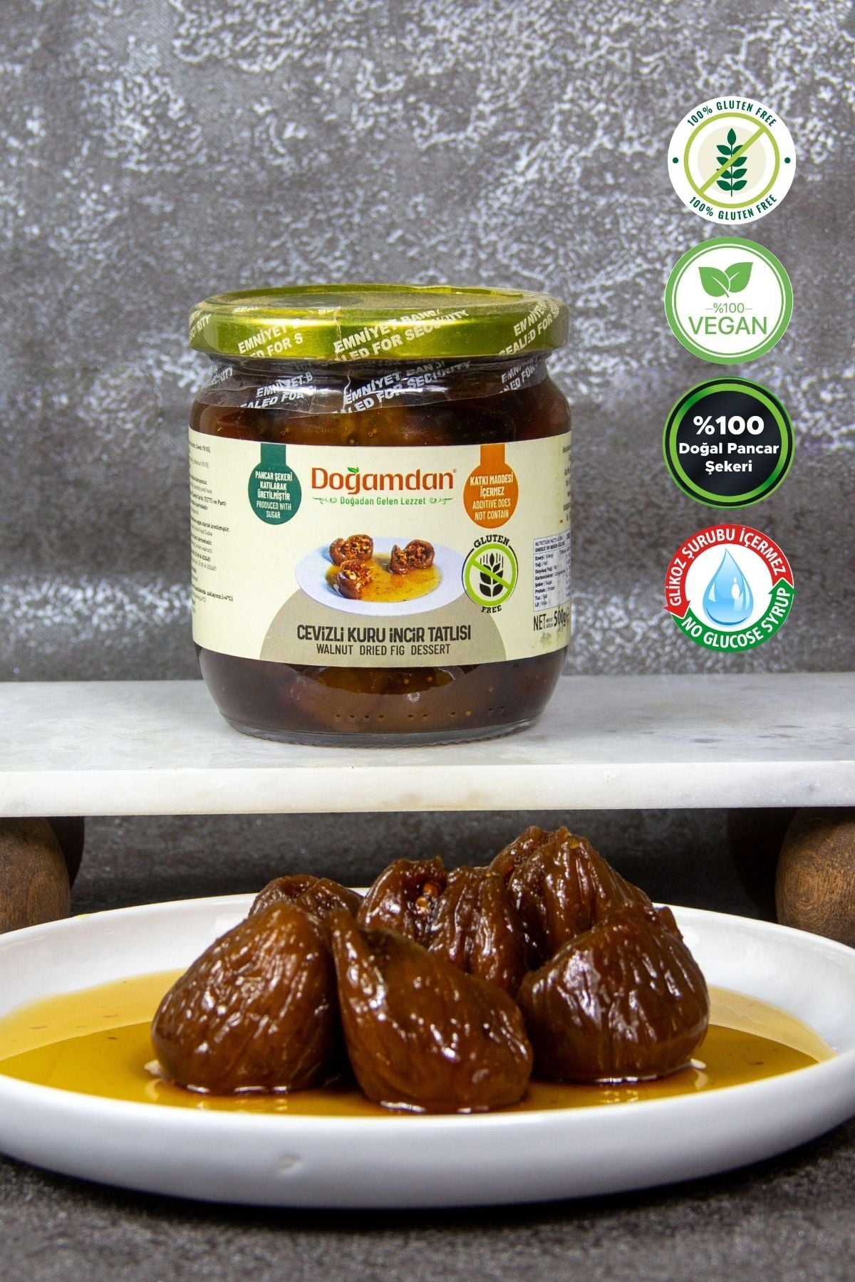 Cevizli Kuru İncir Tatlısı 500 GR