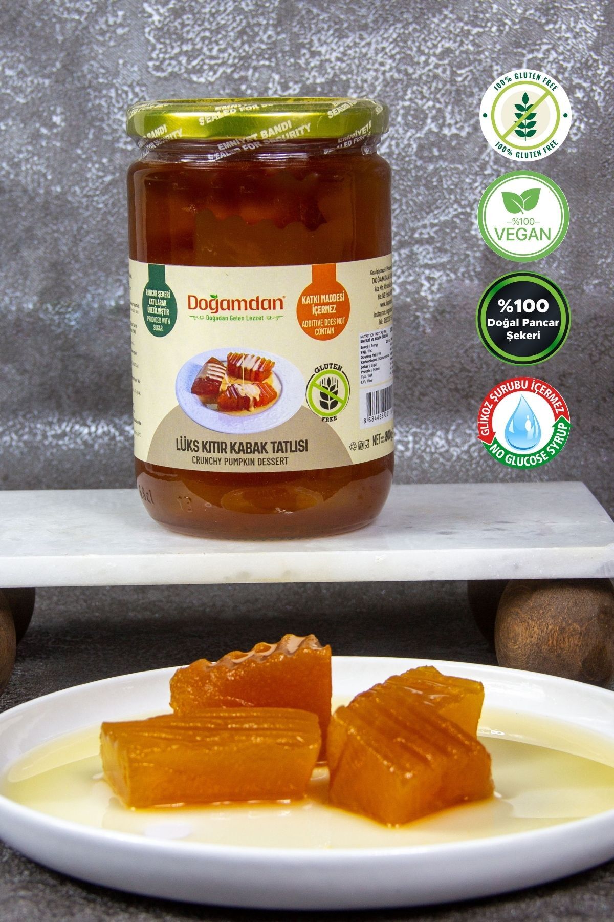 Lüks Kıtır Kabak Tatlısı 800 GR