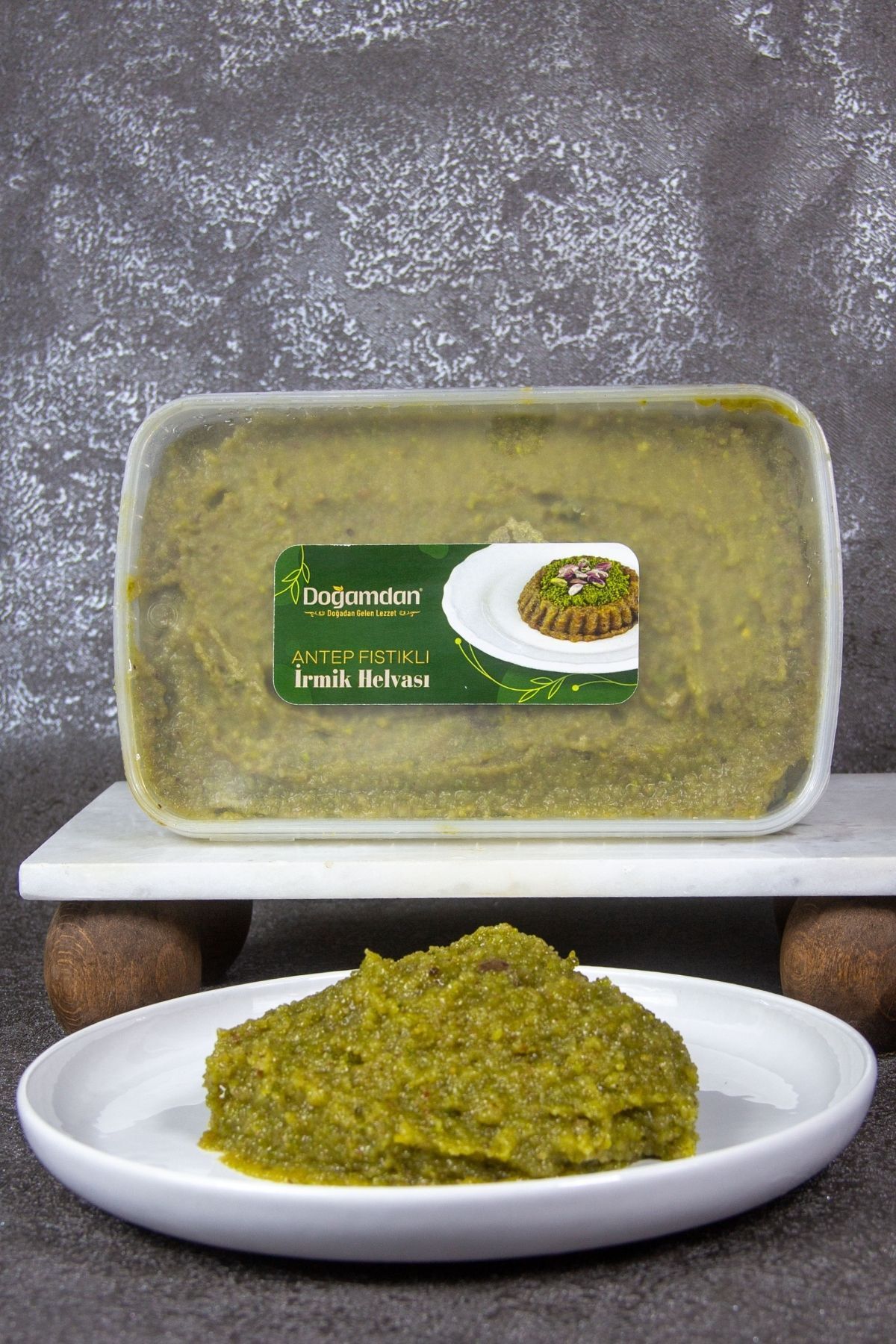 Antep Fıstıklı İrmik Helvası 1000 GR