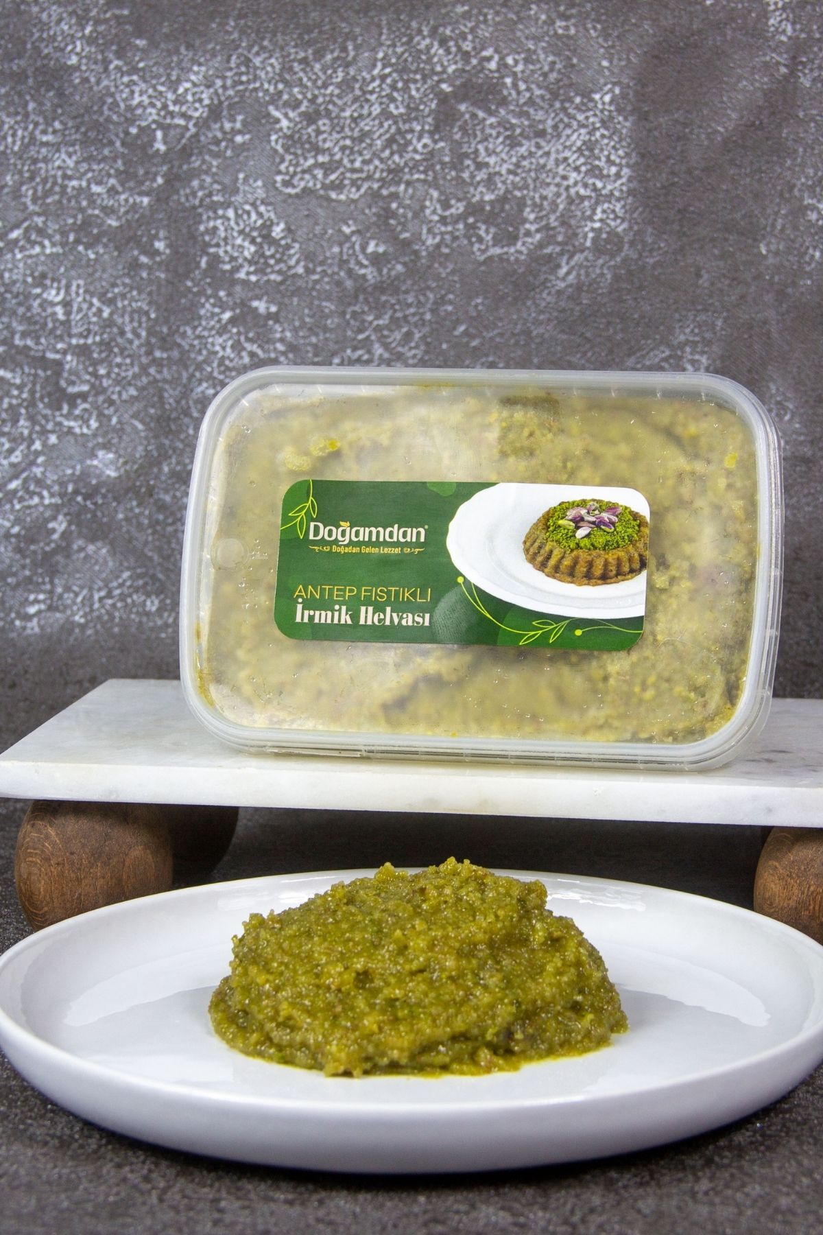 Antep Fıstıklı İrmik Helvası 500 GR