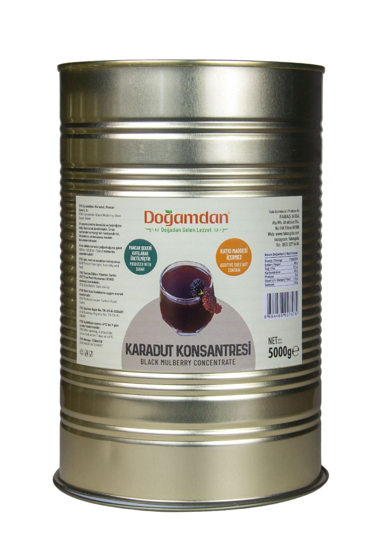 Karadut Konsantresi 5000 GR
