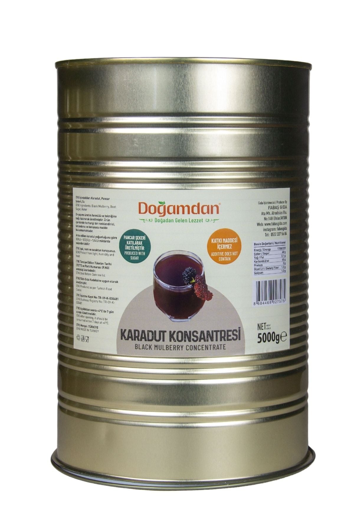 Karadut Konsantresi 5000 GR