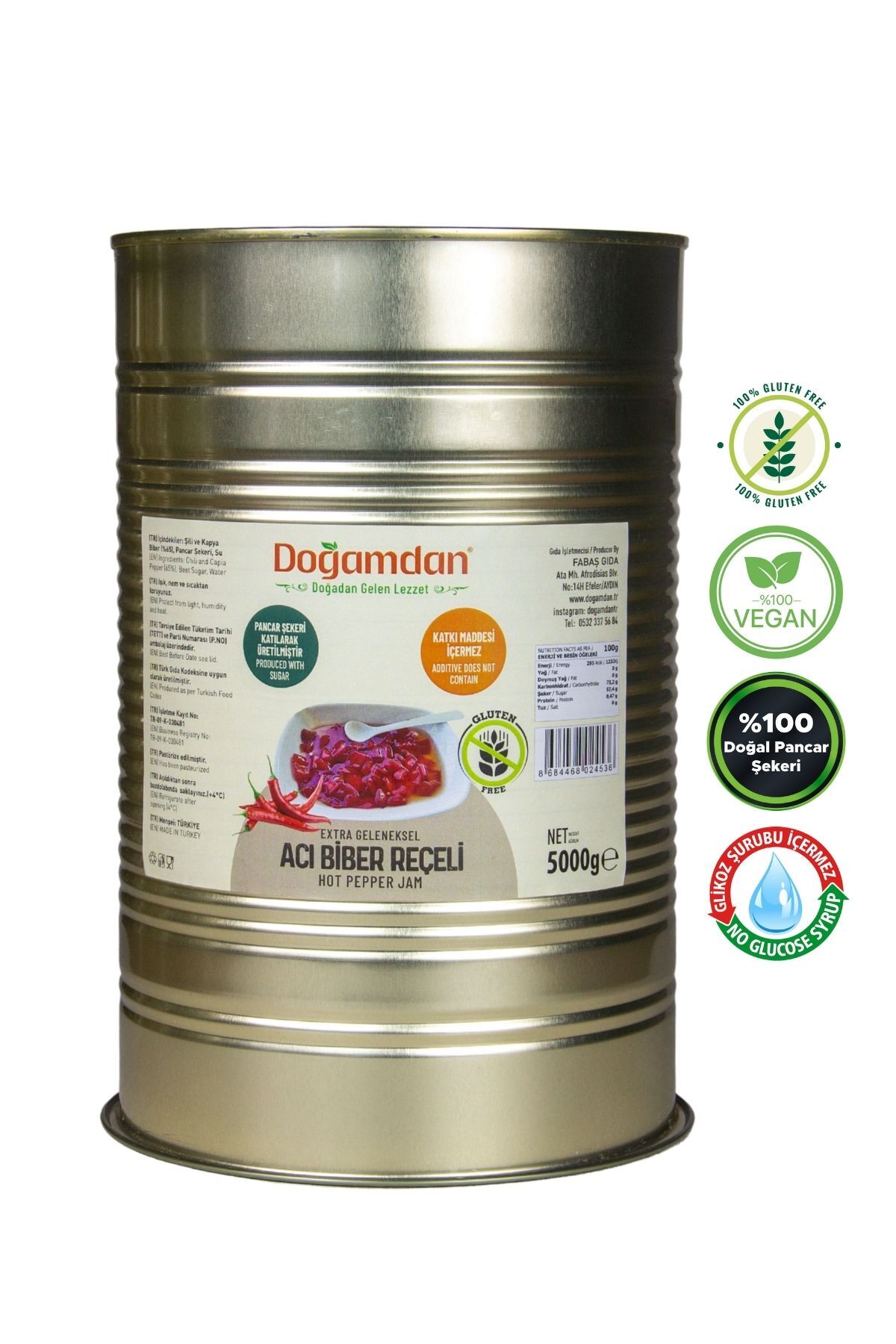 Acı Biber Reçeli 5000 GR