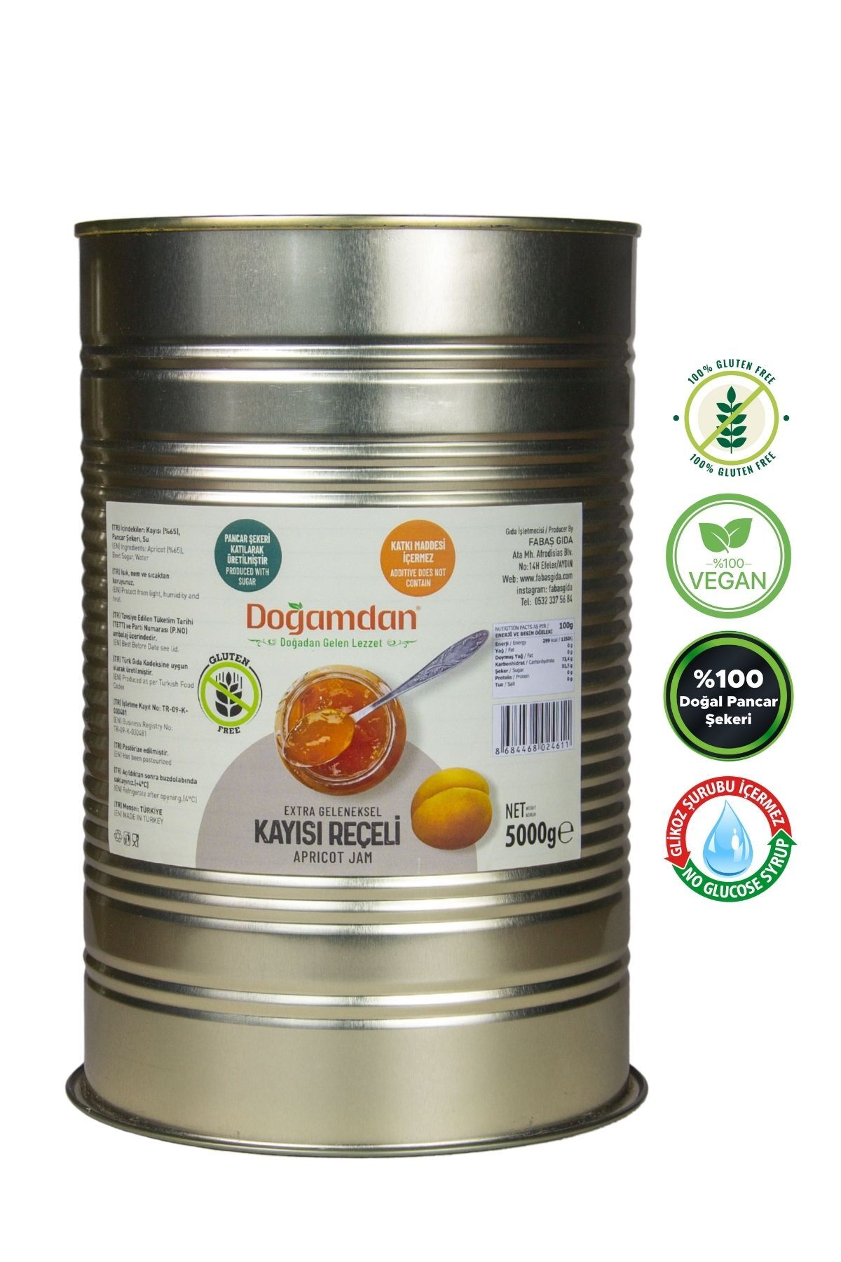 Kayısı Reçeli 5000 GR