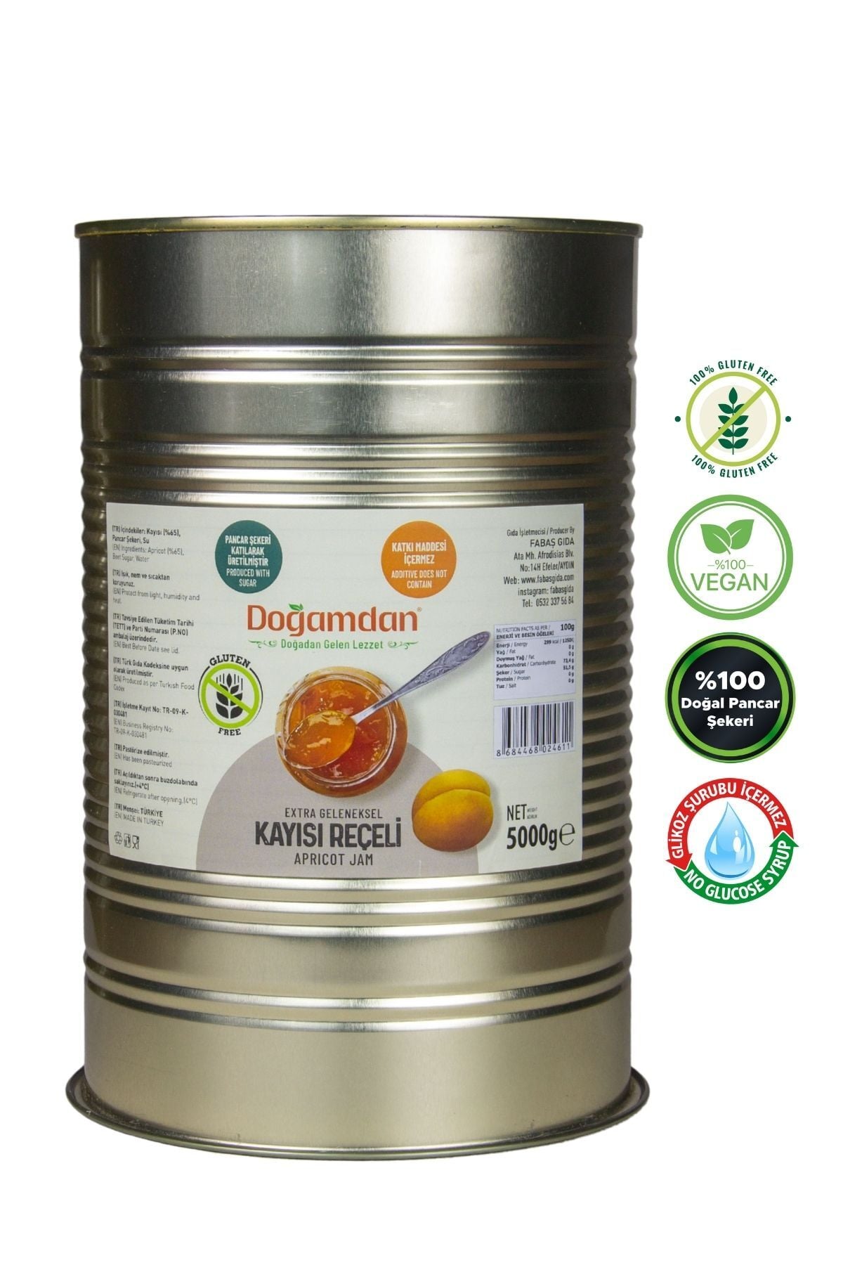 Kayısı Reçeli 5000 GR