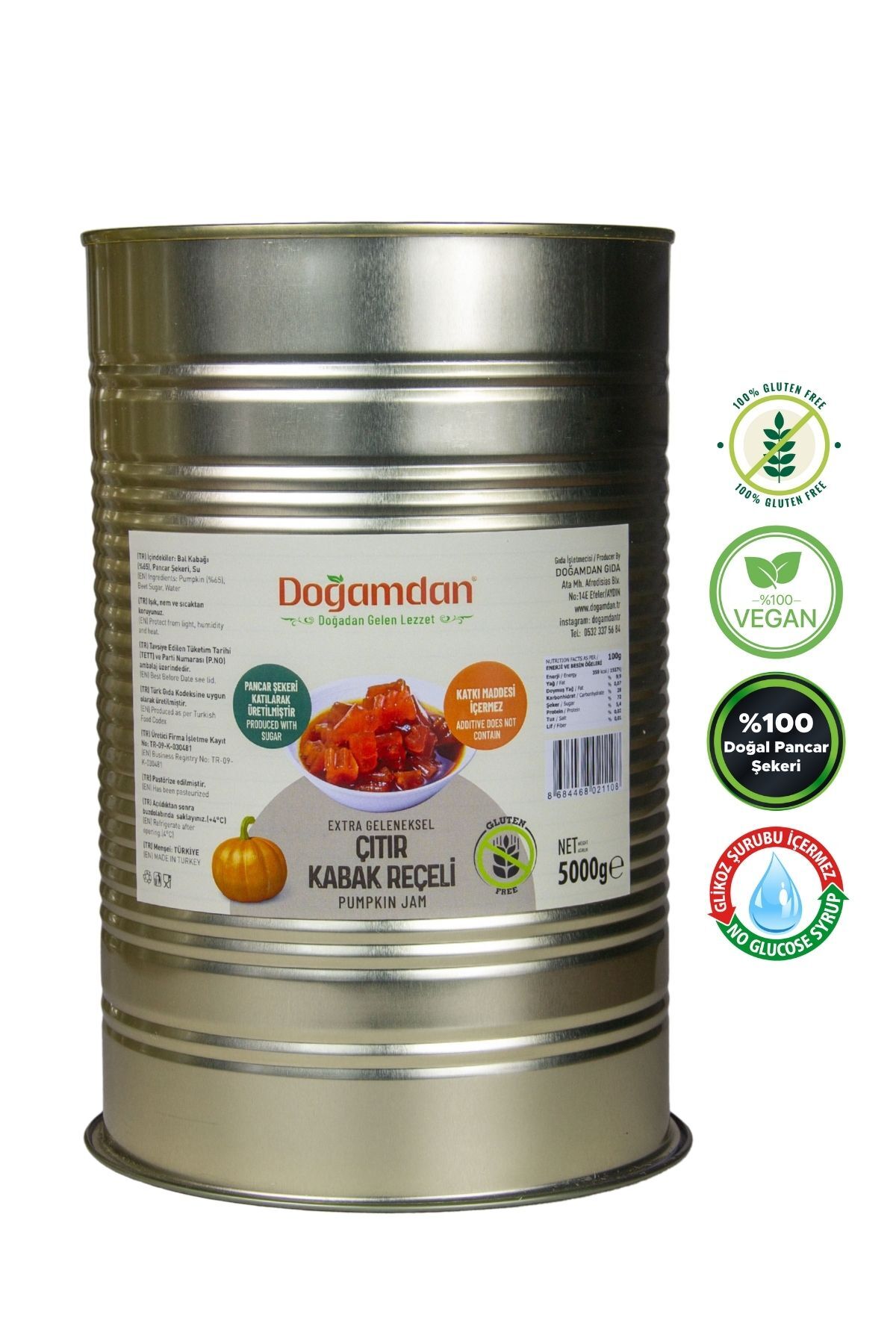 Çıtır Kabak Reçeli 5000 GR