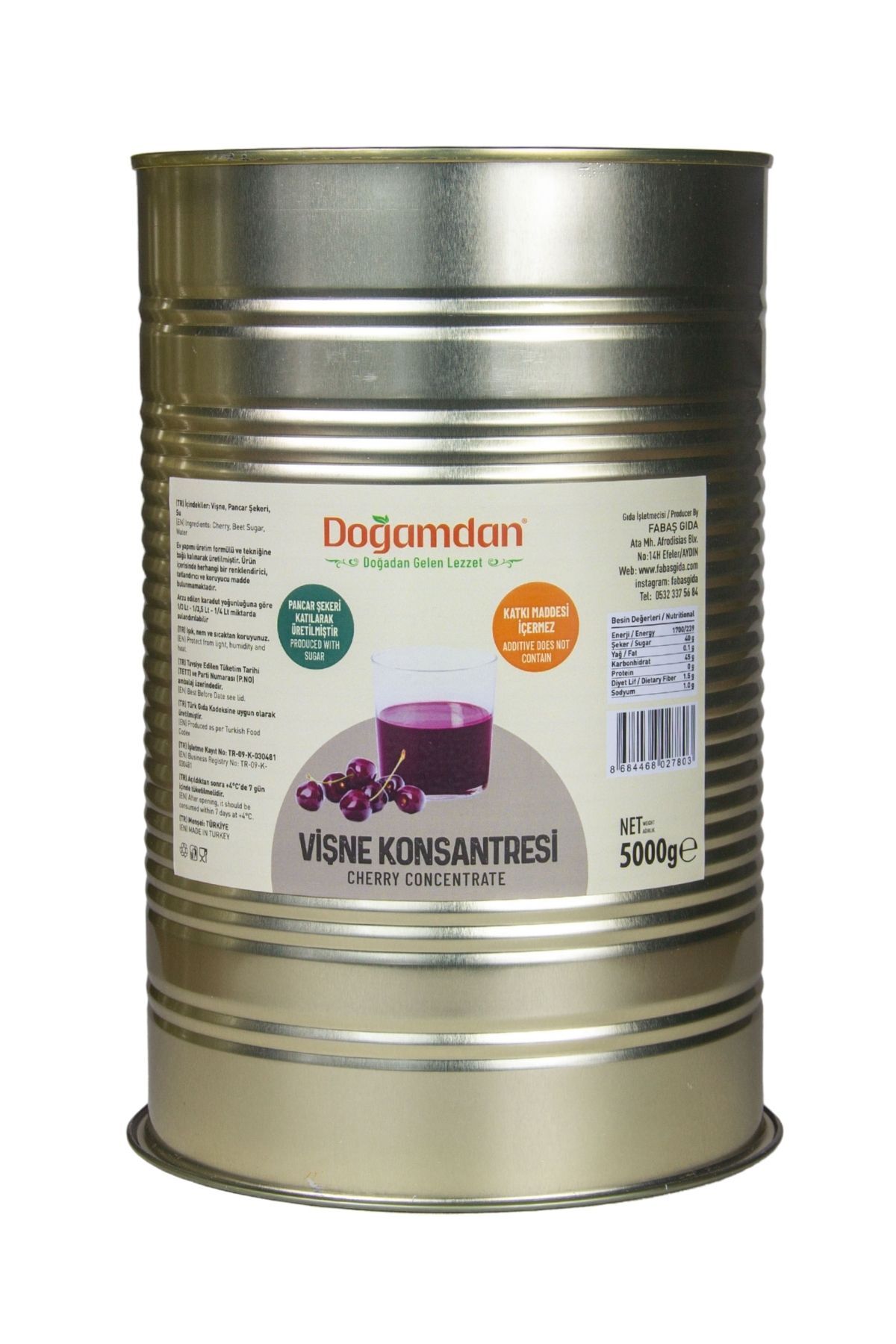 Vişne Konsantresi 5000 GR