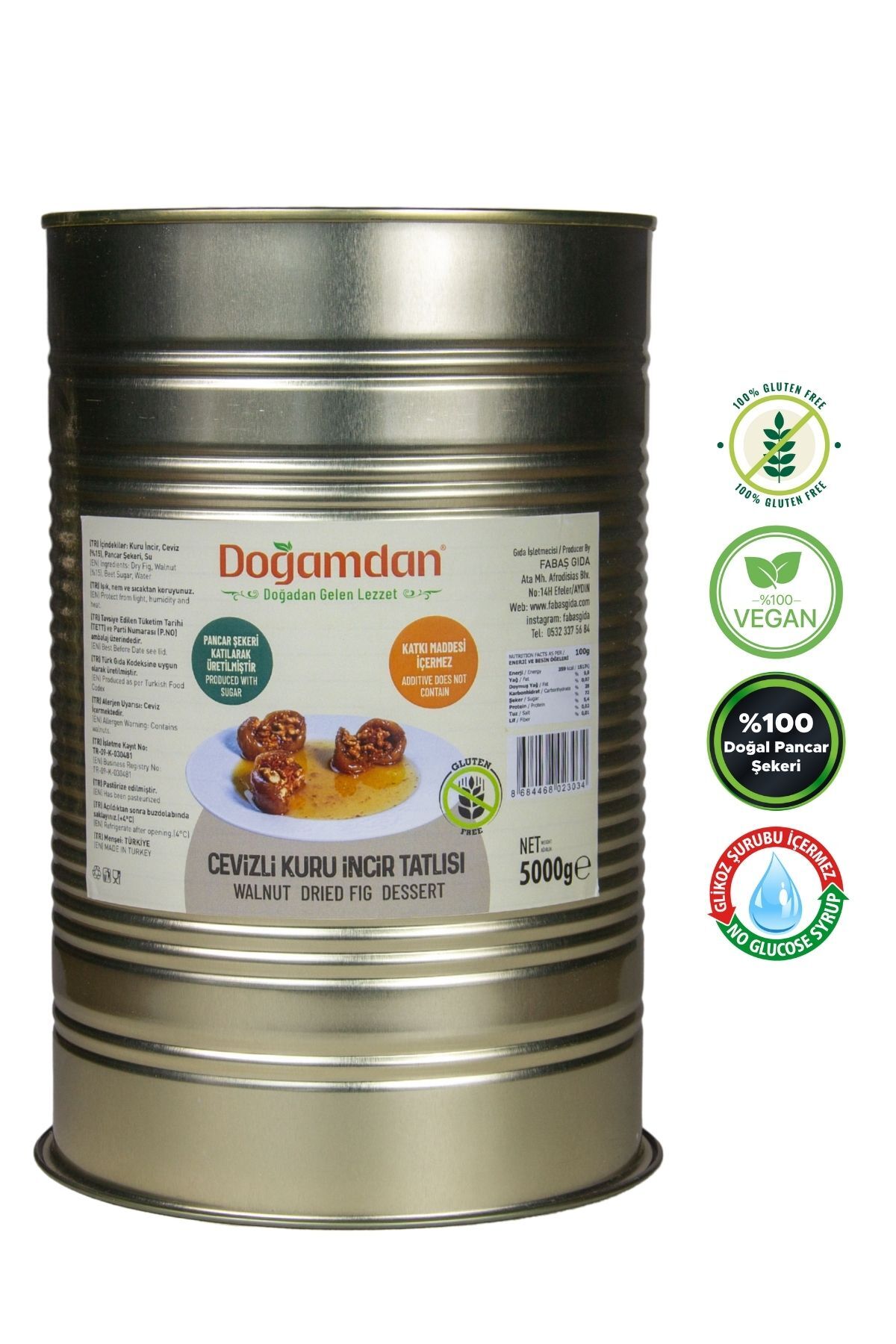 Cevizli Kuru İncir Tatlısı 5000 GR