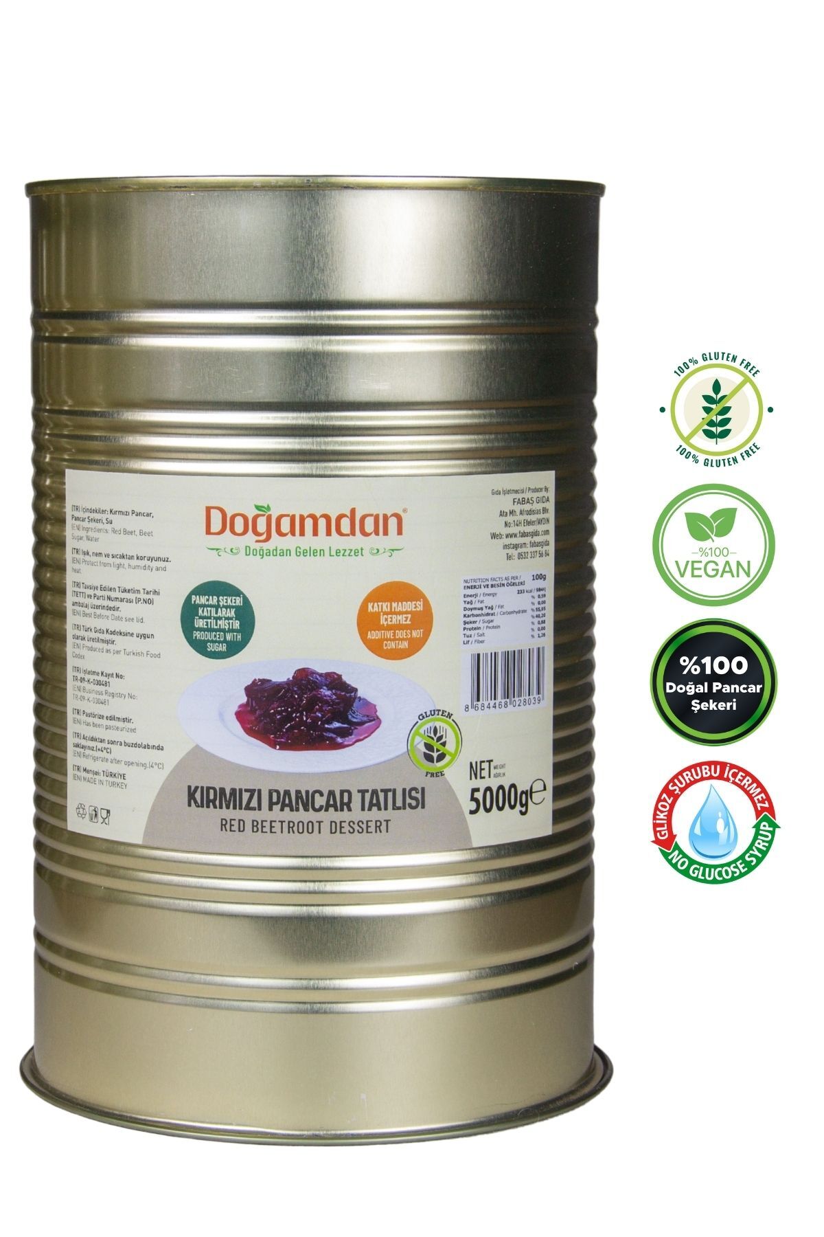 Kırmızı Pancar Tatlısı 5000 GR