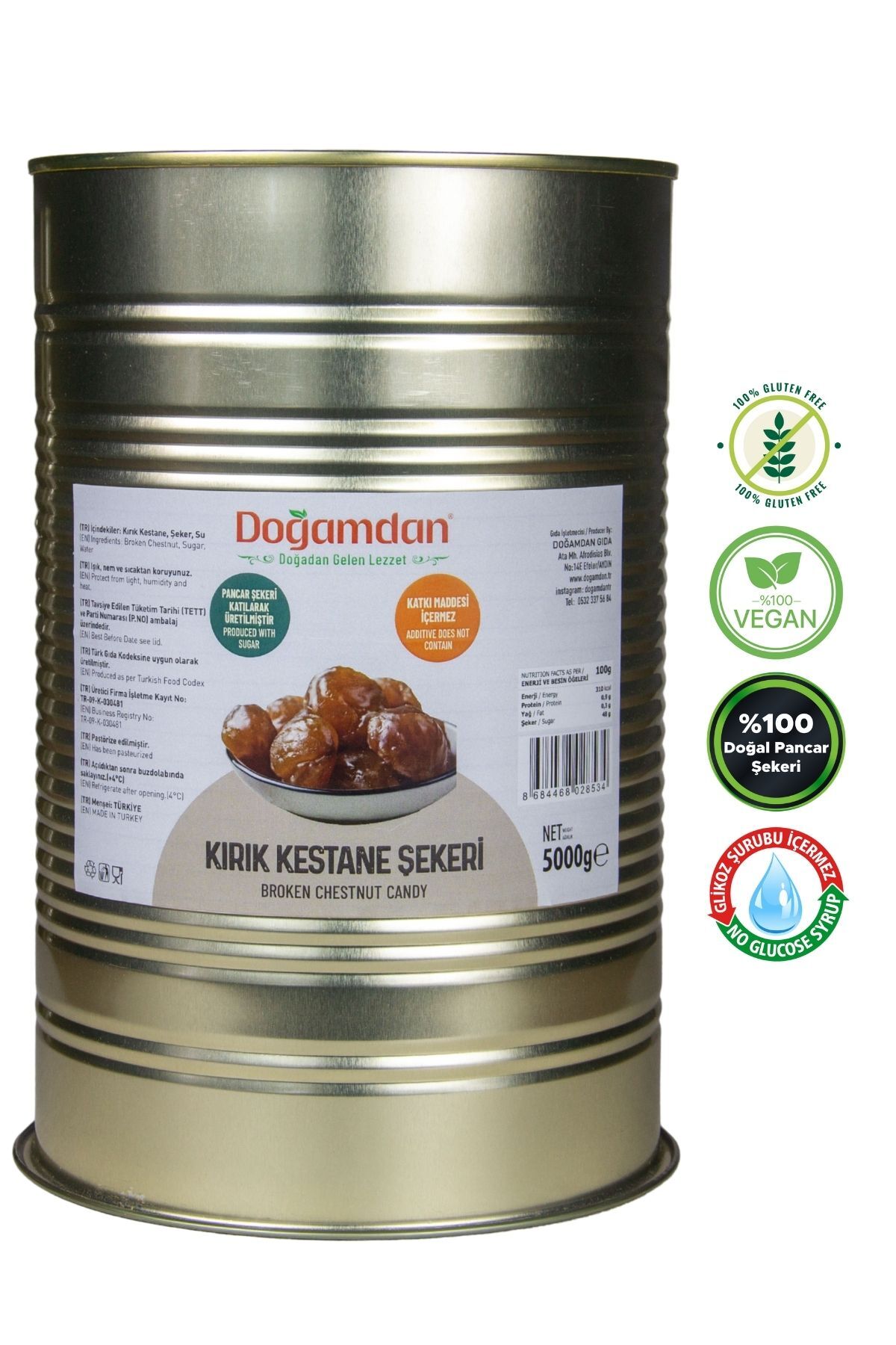 Kırık Kestane Şekeri 5000 GR