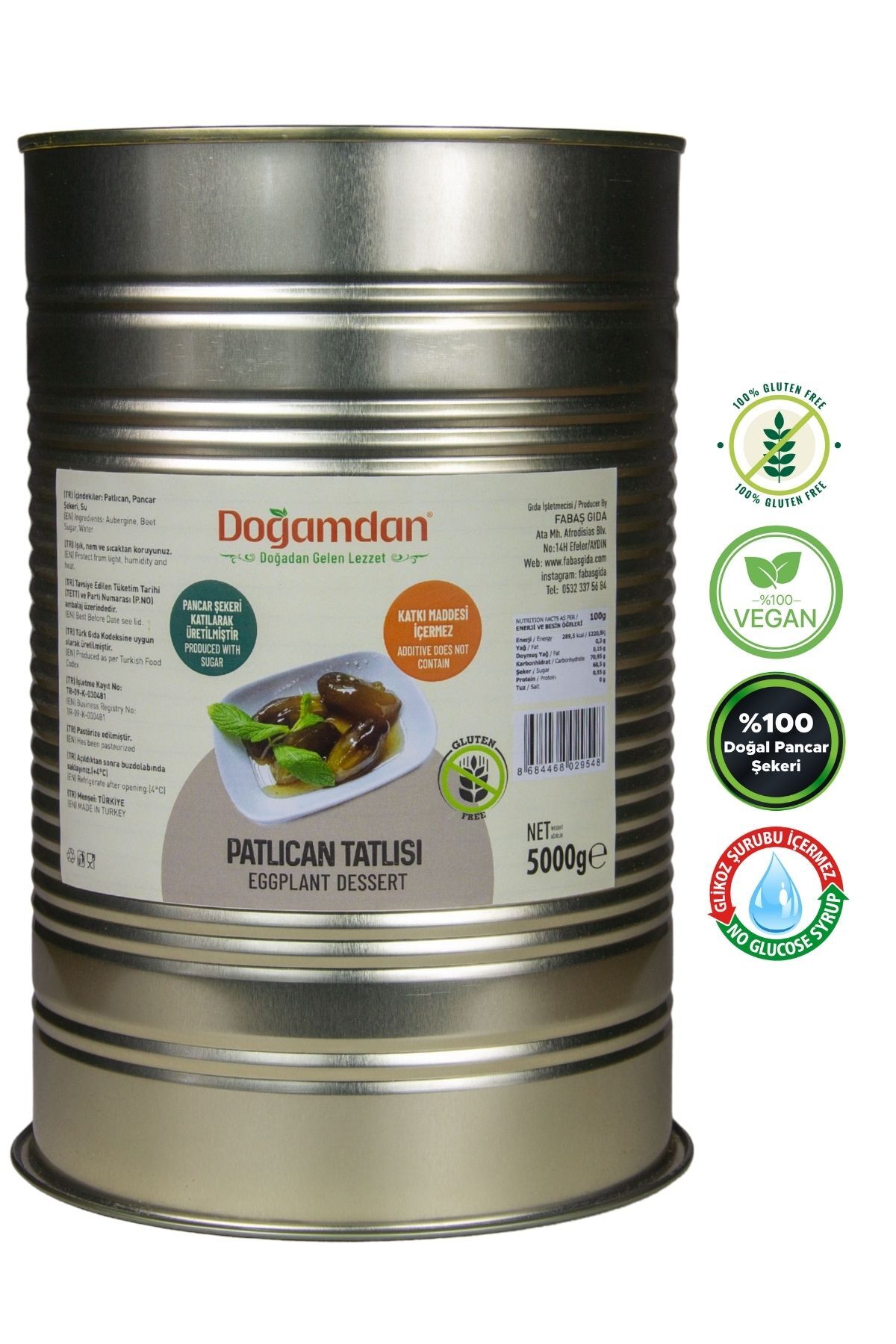 Patlıcan Tatlısı 5000 GR