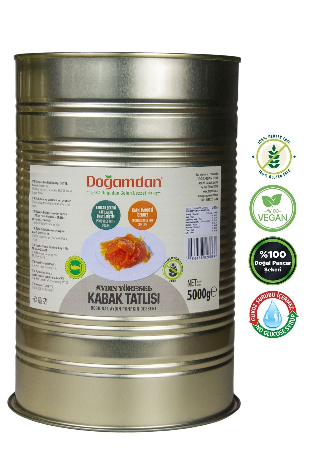 Aydın usulül Kabak Tatlısı 5000 GR